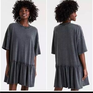 American eagle oversized fleece babydoll dress